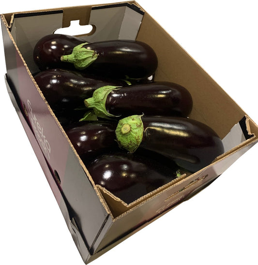 Aubergine Box - 5kg Per Box - Bar Fruit Delivery