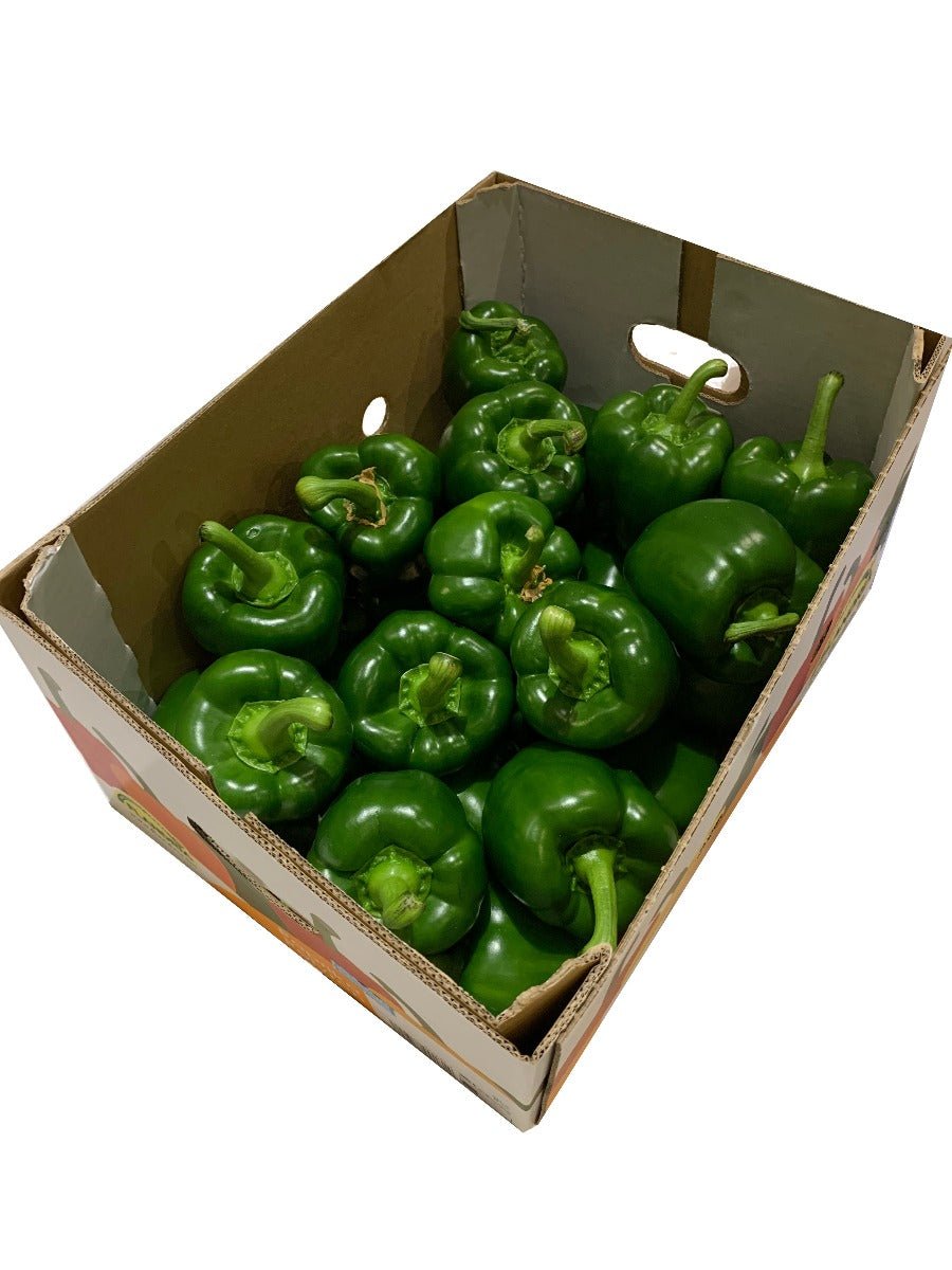 Green Pepper Box - 5kg - Bar Fruit Delivery
