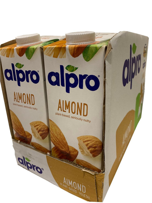 Alpro Almond Milk Case - 8 x 1 Litre Per Case - Bar Fruit Delivery