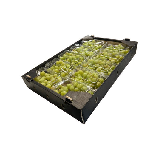 Seedless Green Grapes - 10x 500g in recyclable punnets - Bar Fruit Delivery