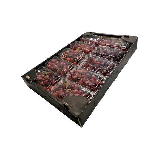 Seedless Red Grapes - 10x 500g in recyclable punnets - Bar Fruit Delivery