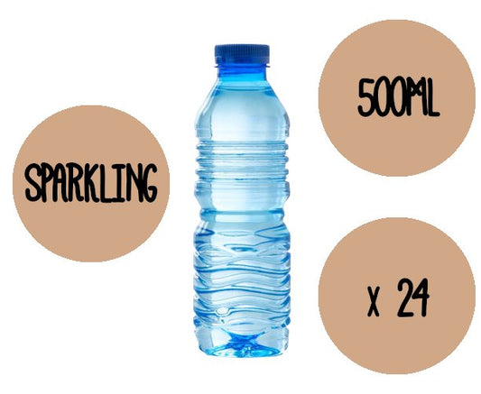 Sparkling Water Plastic Bottles 500ml x 24 - Bar Fruit Delivery